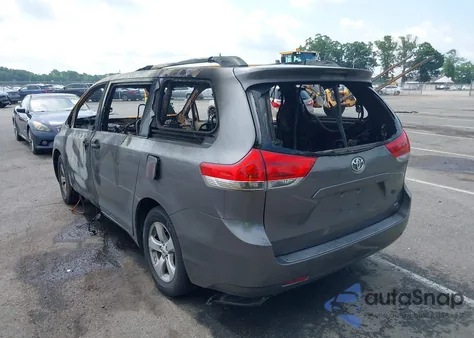 2011 Toyota Sienna Le V6 from USA, damaged, VIN 5TDKK3DC8BS009103